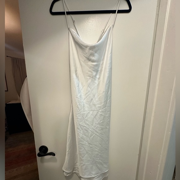 Show Me Your MuMu Verona Cowl Dress in Ivory - Picture 3 of 5